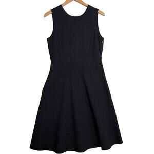 Lands End Sleeveless Fit & Flare Midi Dress Sz 8 Academia Witchcore Jumper Style